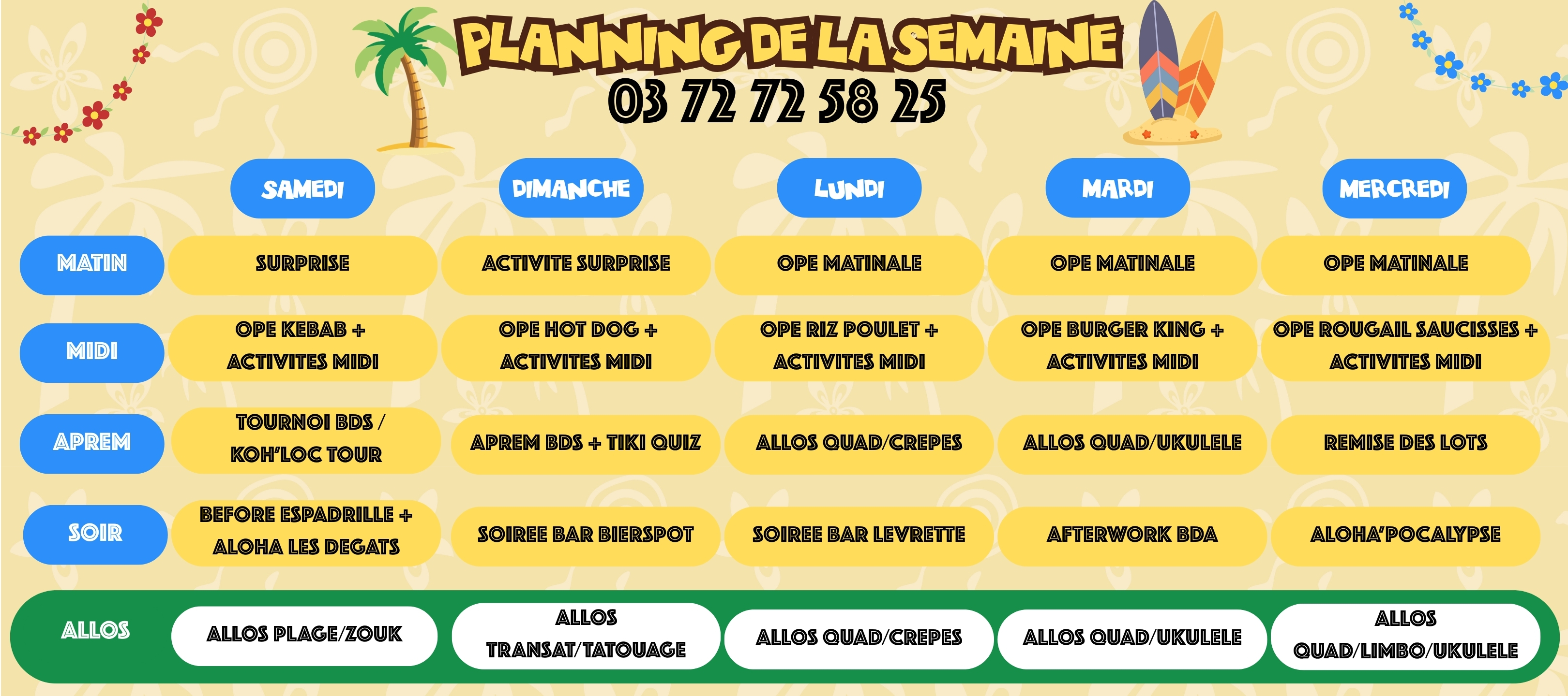 Programme INS'Aloha